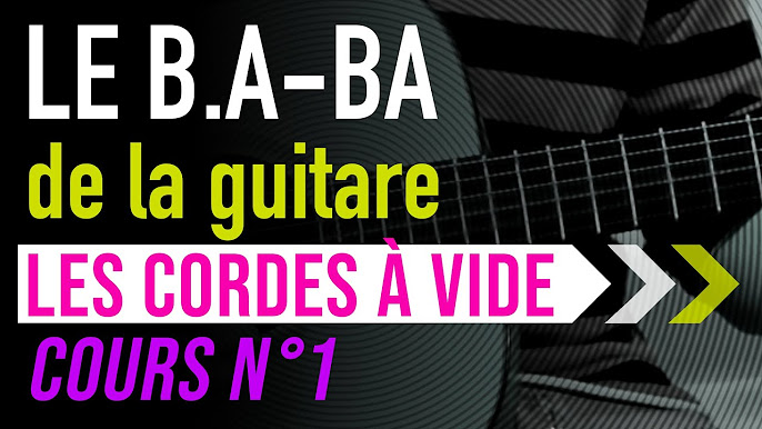 ⚪️ Médiator BLANC: Le B.a-Ba de la guitare 