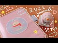 My Kawaii Journal Setup 2021 ✨ (Hobonichi Techo 2021 A6 Original Size) | Using Japanese Stationery