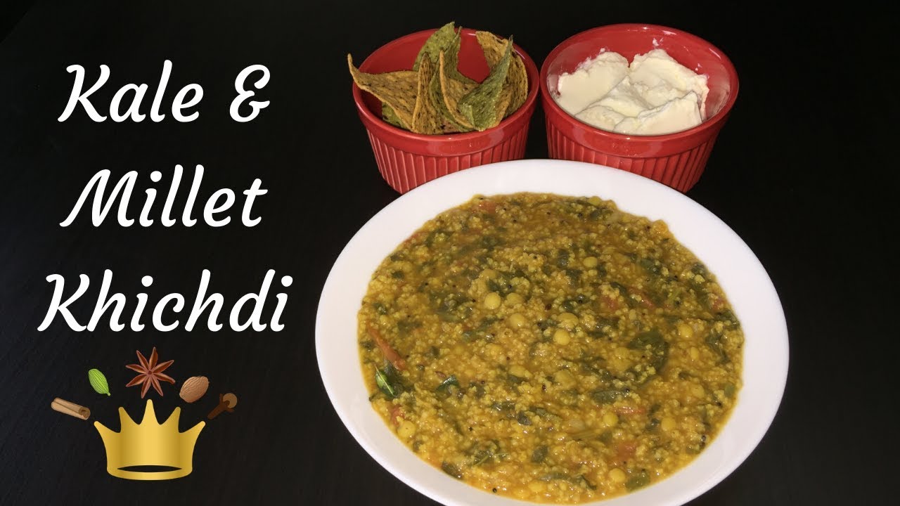 Korralu (Thinai) Khichdi / Foxtail Millet & Kale / Kale Recipe / Palak