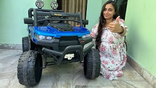 RC Jeep Unboxing & Testing | 2.4Ghz Remote Control Jeep | Ride On Jeep | Shamshad Maker🔥🔥