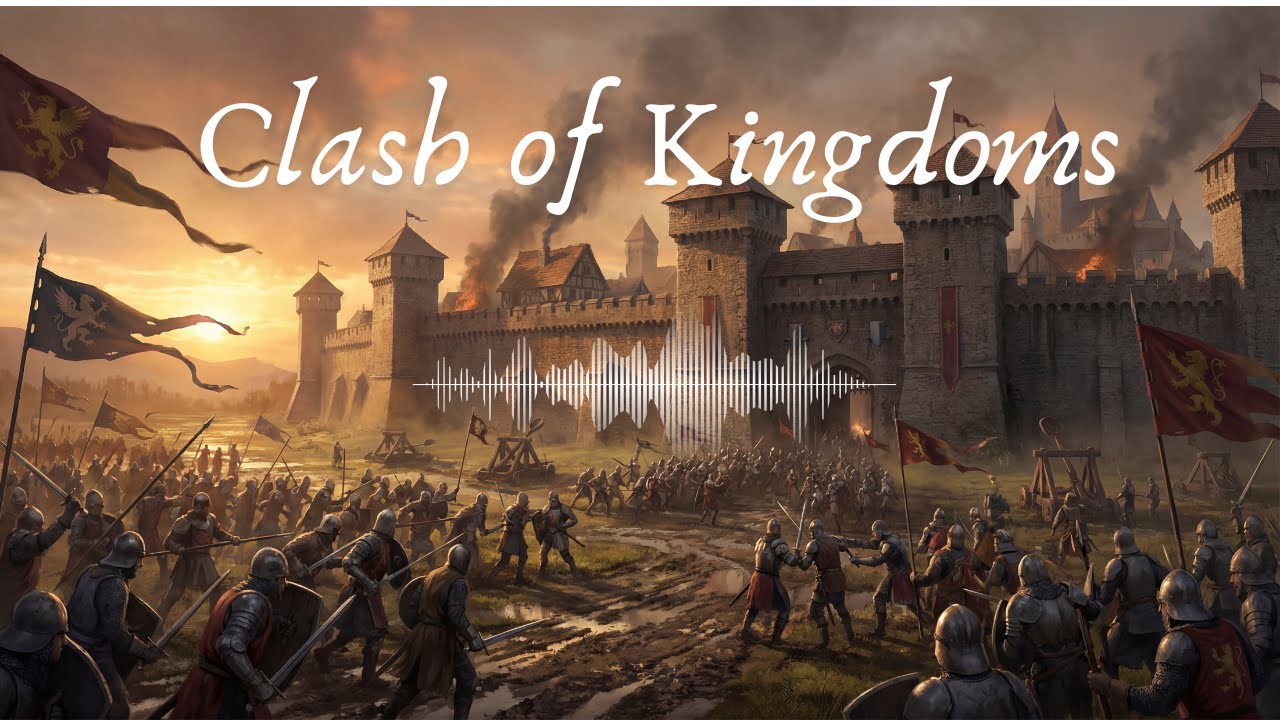 Walls Under Siege — Medieval Castle Battle Ambience Music