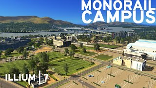 A Beautiful Early Game Transit Campus In Cities 1!