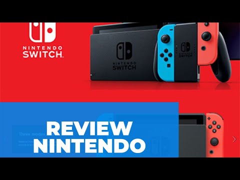Review Nintendo Switch with Neon Blue and Neon Red Joy‑Con - HAC-001(-01) 2020