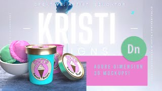 Adobe Dimension - How to create a 3D product mockup realistic & simple!