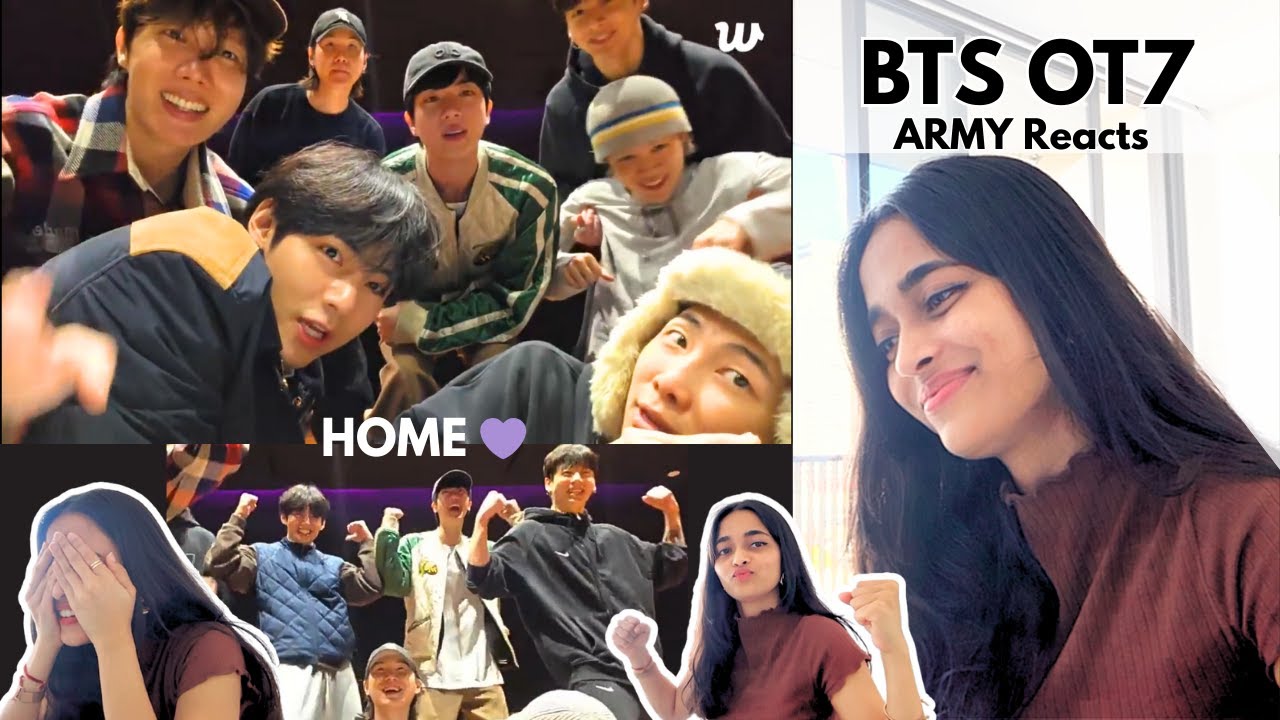 ARMY reacts to unexpected BTS OT7 weverse live 😭