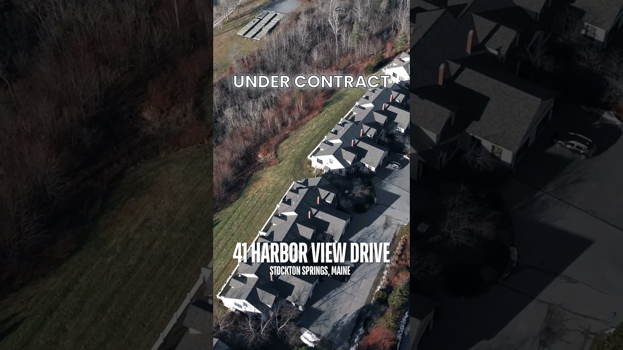 🏡 Under Contract: Oceanfront Condo 🏡 41 Harbor View Drive, Stockton Springs, Maine