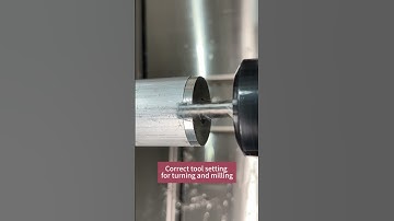 Correct tool setting for turning and milling#tornado #machine #cnc