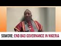 Omoyele Sowore On End Bad Governance In Nigeria 🇳🇬 #EndBadGovernancelnNigeria
