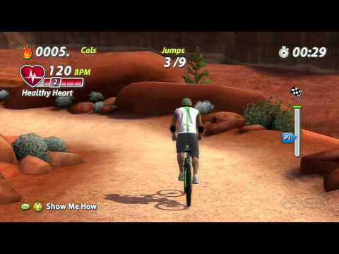 EA Sports Active 2: игровой процесс на горном велосипеде