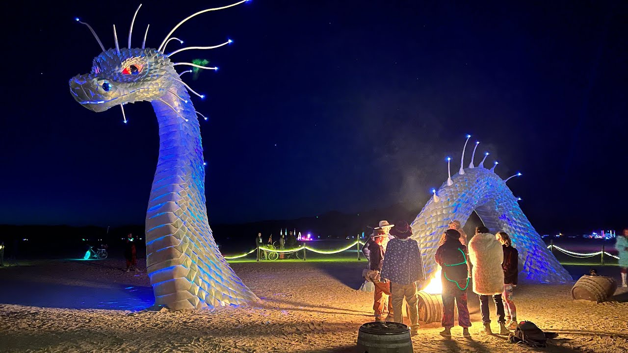 BurningMan 2024 - a tour between art installations