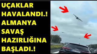 UÇAKLAR PEŞ PEŞE HAVALANDI.! SAVAŞ ALARMI VERİLDİ.!