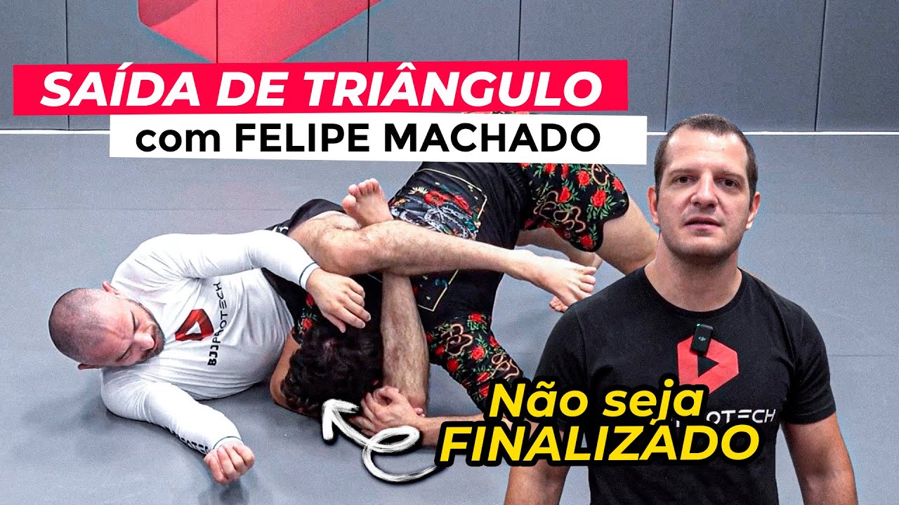 Aprenda a sair de uma finalização encaixada como este triângulo | Instrucionais | Bjjprotech