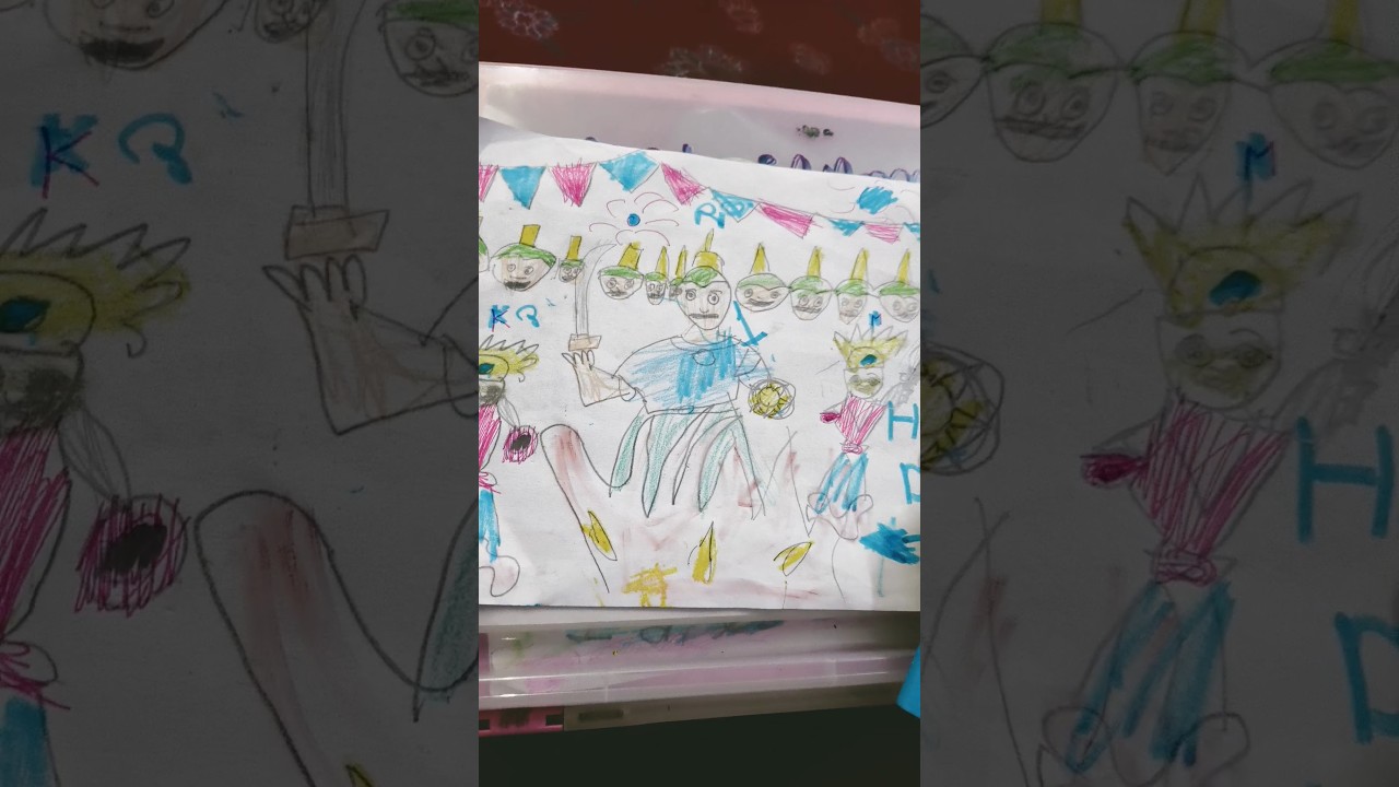 Ravan Jalaya Drawing Bring Lord Rama to Life