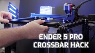 How to shoot better timelapse with the Creality Ender 5 (crossbar relocation hack)