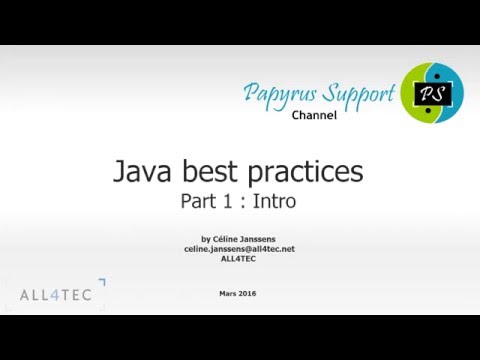 Java Best Practive -  Introduction