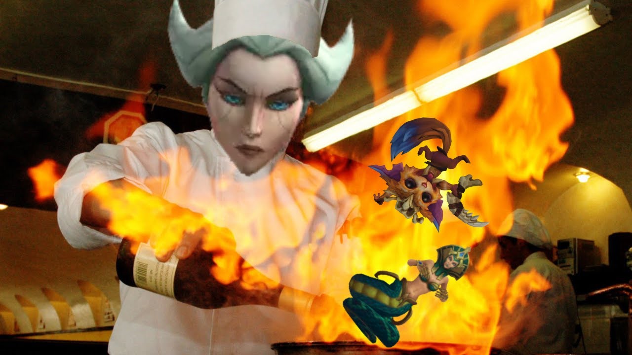 원거리 탑 챔 요리사