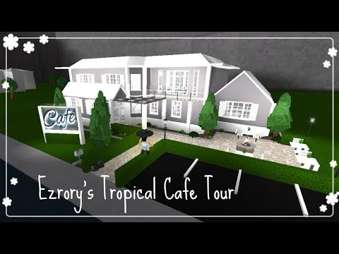 Bloxburg - Tropical Cafe Tour w/ Ezrory - YouTube