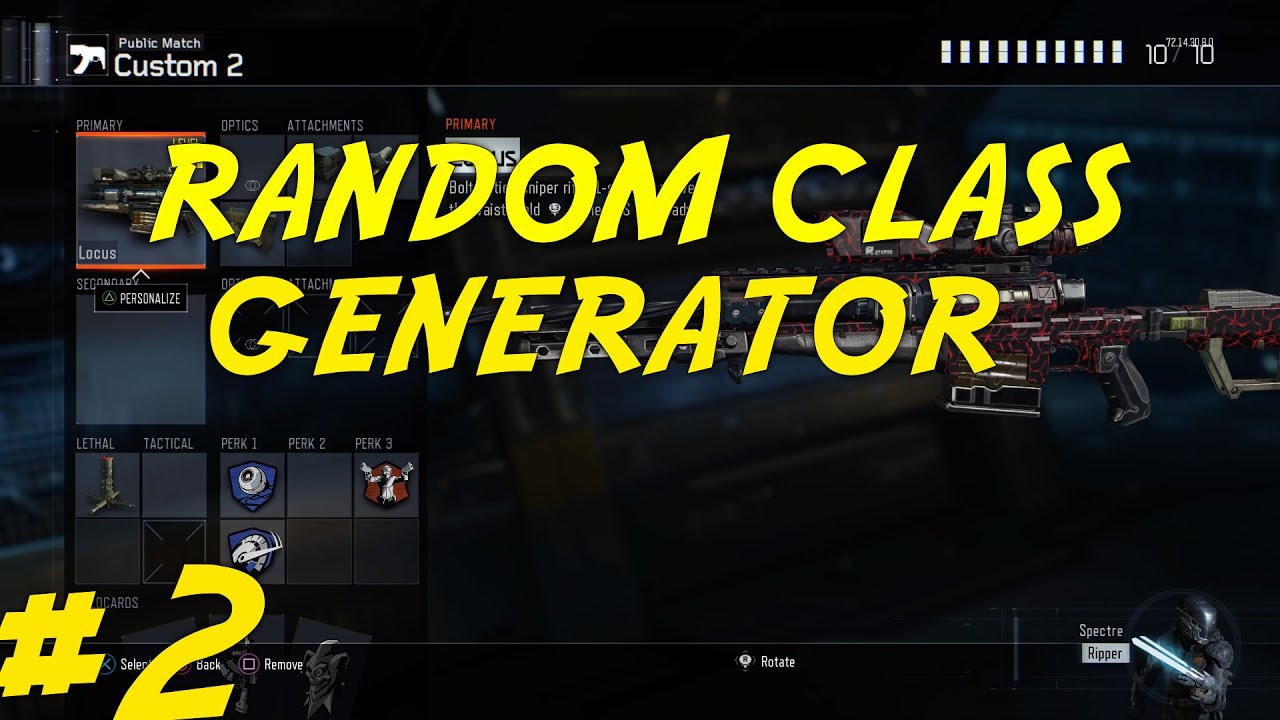 Random Class Generator w/Vyper - Episode #2(Forfeit Challeng