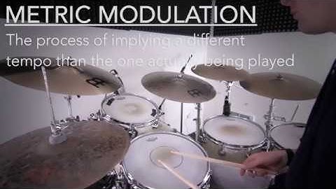 Basic Metric Modulation // Drum Lesson With Cole Paramore