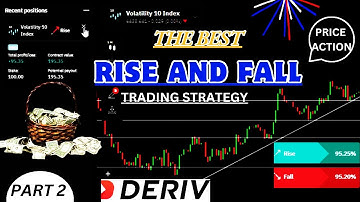 RISE AND FALL TRADING STRATEGY ON DERIV(High Win rate Strategy)PART  2
