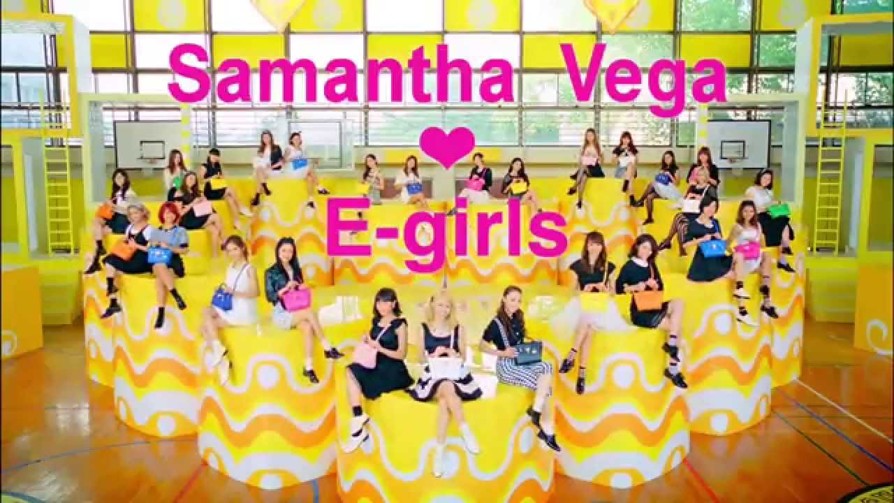 Samantha Vega Meets E Girls Tv Cm Highschool Love Youtube