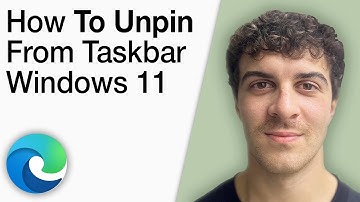 How to Unpin Microsoft Edge From Taskbar Windows 11 [2025 Full Guide]