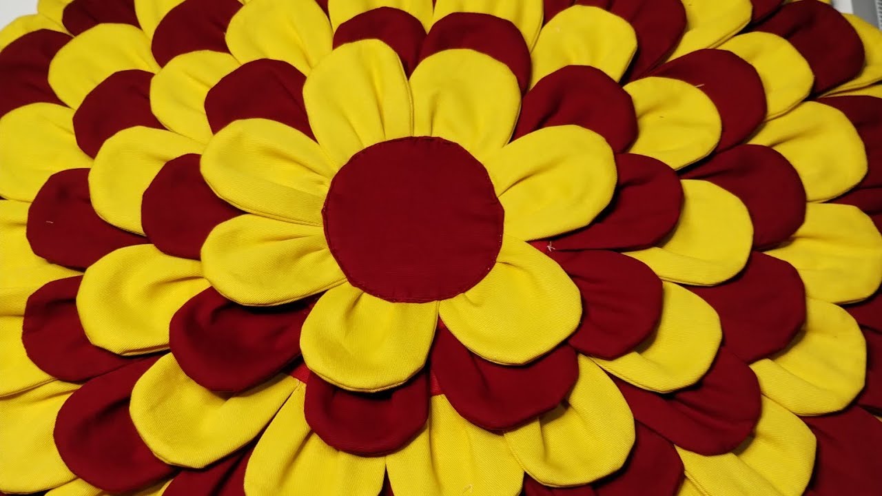 Como Fazer TAPETE de PÉTALAS.Passo a Passo.