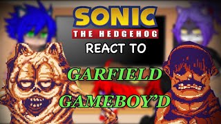 Sonic Characters React To Garfield Gameboy’d - FNF GCRV