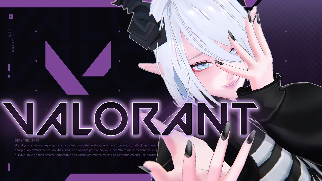 【#VALORANT】マウスパッドが新しくなった!!! 楽しく怒らず腐らずやる【#twitch同時配信 #FPS初心者】