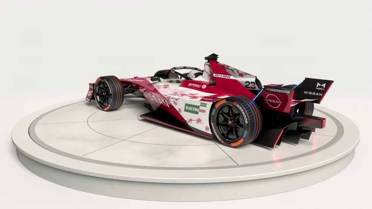 Formula E GEN3 EVO 2025 ミニカー Nissan Formula E Team 2025 Gen3 Race Car PBR 3D model - YouTube