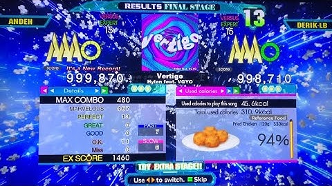 [DDR A20+] Vertigo (ESP-15) 999,870 PFC