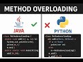 Java vs Python: Method Overloading Explained in 1 Minute