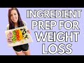 HOW TO PREP INGREDIENTS FOR WEIGHT LOSS & SUSTAINABILITY | Top 5 Foods I Prep