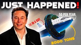 Just Happened! Elon Musk reveals full plans for SpaceX Starship flight to Mars
