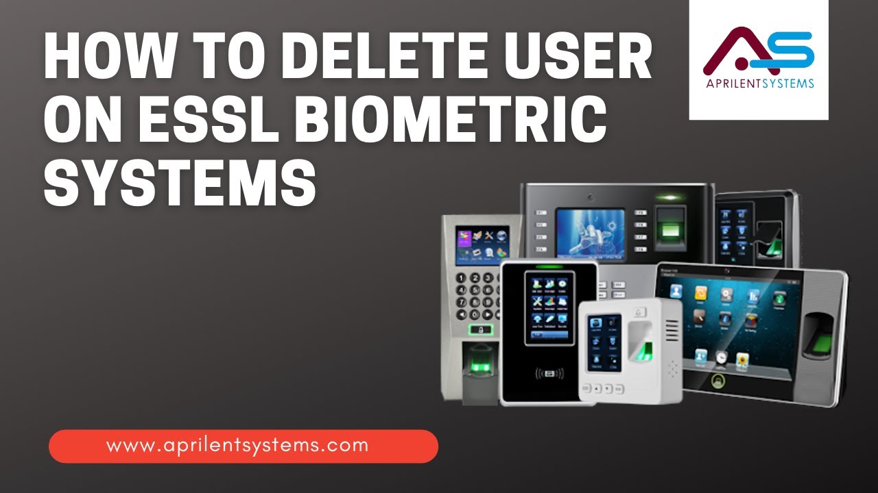 How to Delete User in eSSL Biometric Attendance Systems - YouTube
