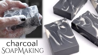 Charcoal Soap Making | Drop Swirl