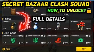 Secret Bazaar in Clash Squad | CS Secret Bazaar | Free Fire Secret Bazaar Gameplay. screenshot 1