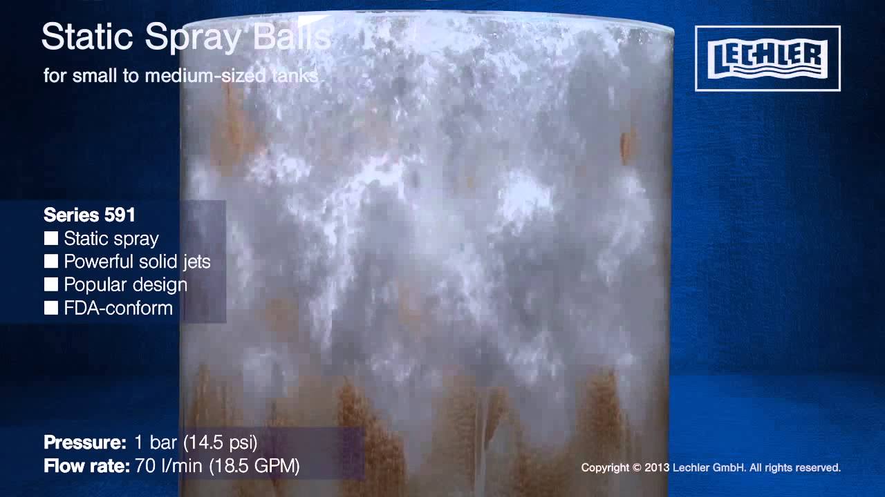 Lechler Series 527 Static Sprayball - Tank Cleaning