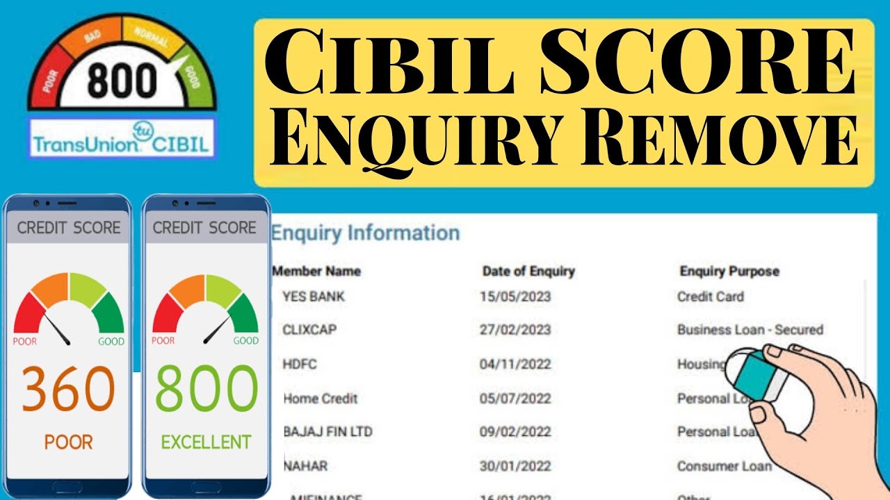 How To Remove Wrong Enquiry From CIBIL Report How To Remove Cibil How To Remove Wrong Enquiry From CIBIL Report How To Remove Cibil