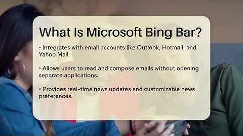 What Is Microsoft Bing Bar? - SearchEnginesHub.com