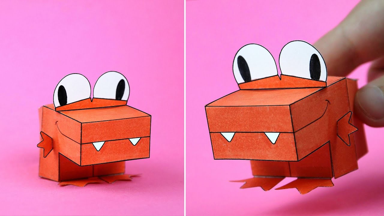 Rainbow Friends 3D Shapes Paper Craft Ideas😊Minecraft-ish Figure