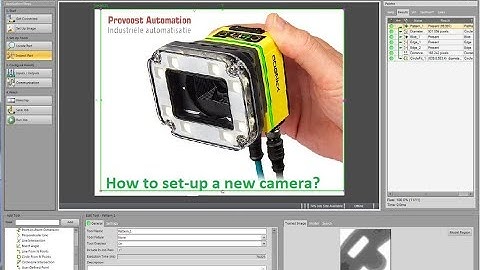 How to: installeren Cognex camera met Insight Explorer