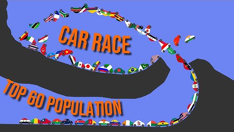 Car Race Top 60 Populated Countries In Algodoo