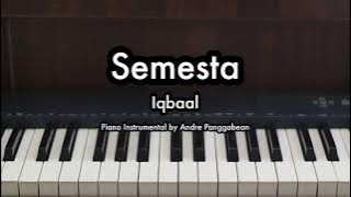 Semesta - Iqbaal | Piano Karaoke by Andre Panggabean