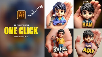 How to create 3D Ai Key Chain for boys & girls Images | Bing image creator tutorial FREE | Bing Ai