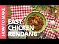 How to make easy chicken rendang  recipe by plated asia
