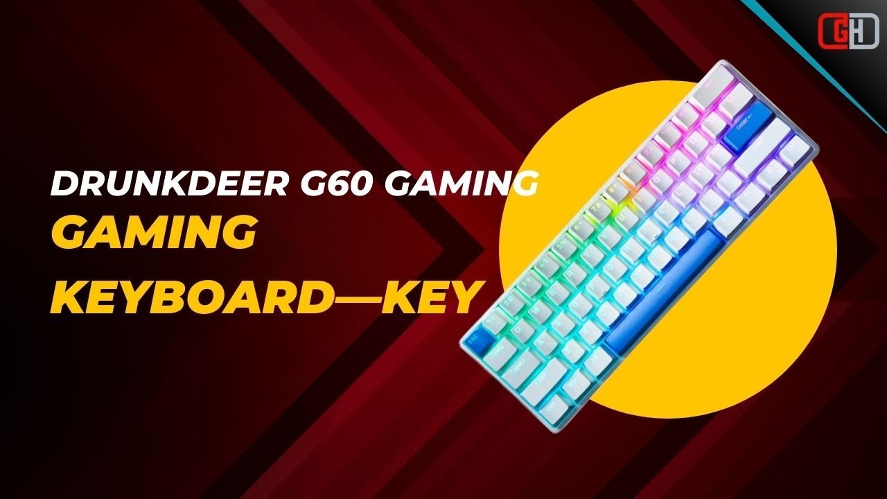 DrunkDeer G60 Gaming Keyboard—Key - YouTube