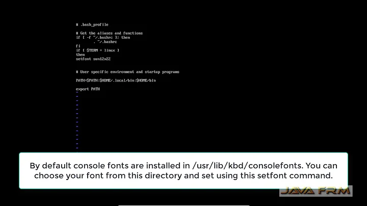 CentOS 7 Tutorial - How to Change the font and fontsize in Terminal