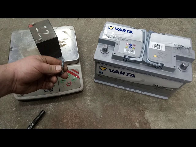 VARTA AGM silver dynamic Ввод в эксплуатацию. Долив воды. Тонкости заряда.  