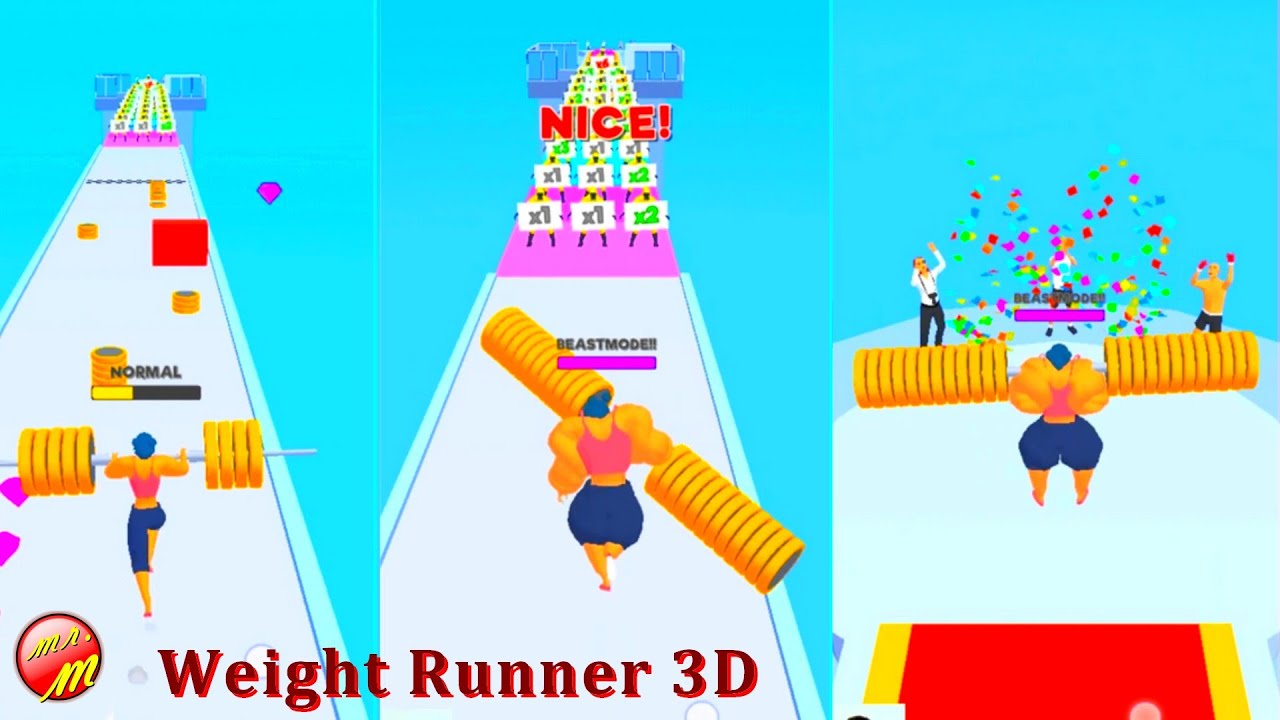 Weight Runner 3D Gameplay Trailer | best android game | best ios game.